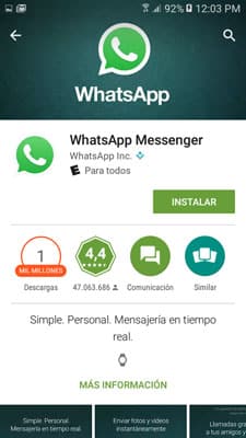 télécharger whatsApp