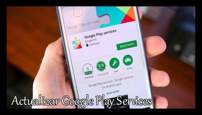 actualizar google play services